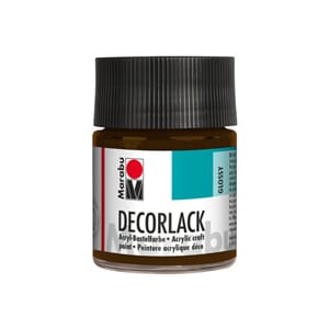 Marabu Decorlack - 045 Mørk brun - 50 ml
