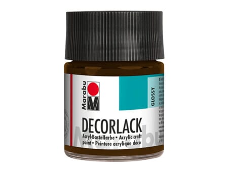 Marabu Decorlack - 045 Mørk brun - 50 ml