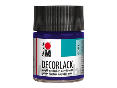 Marabu Decorlack - 051 Mørk violett - 50 ml