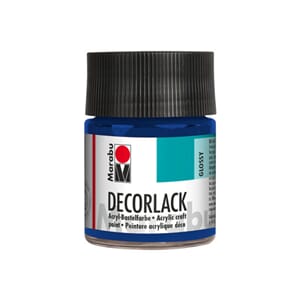 Marabu Decorlack - 052 Mellomblå - 50 ml