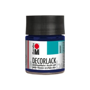 Marabu Decorlack - 053 Mørk blå - 50 ml