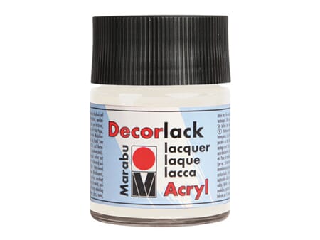 Marabu Decorlack - 070 Hvit - 50 ml