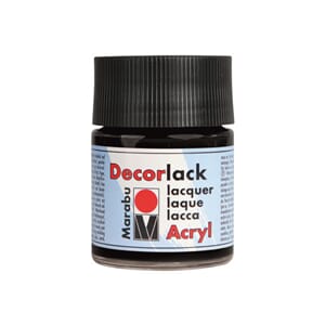 Marabu Decorlack - 073 Sort - 50 ml