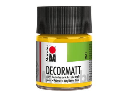 Marabu Decormatt - 021 Mellomgul - 50 ml
