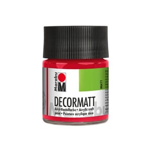 Marabu Decormatt - 031 Kirsebærrød - 50 ml