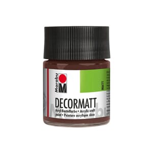 Marabu Decormatt - 040 Mellombrun - 50 ml
