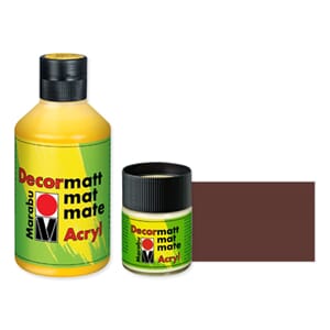 Marabu Decormatt - 040 Mellombrun - 250 ml