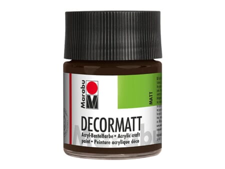 Marabu Decormatt - 045 Mørk brun - 50 ml