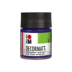 Marabu Decormatt - 051 Mørk violett - 50 ml