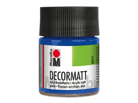 Marabu Decormatt - 052 Mellomblå - 50 ml