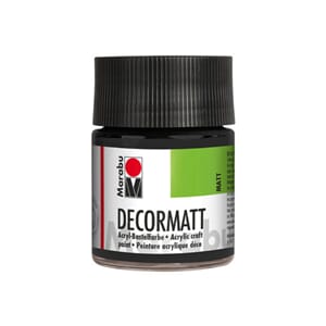 Marabu Decormatt - 073 Sort - 50 ml