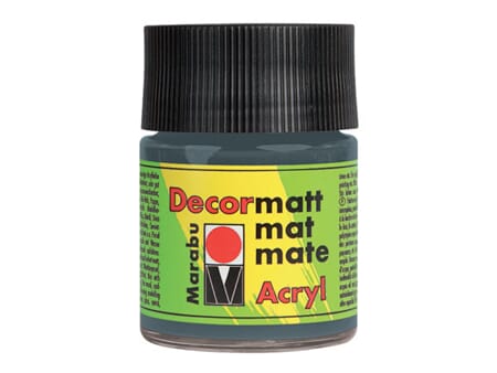 Marabu Decormatt - 079 Mørk grå - 50 ml