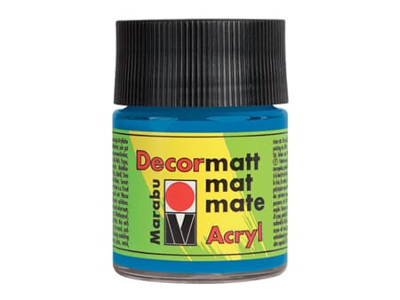 Marabu Decormatt - 095 Asurblå - 50 ml