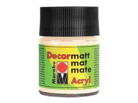 Marabu Decormatt - 271 Elfenbenshvit - 50 ml