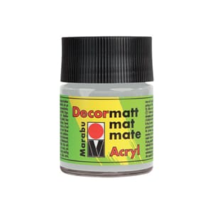 Marabu Decormatt - 782 Metallic sølv - 50 ml