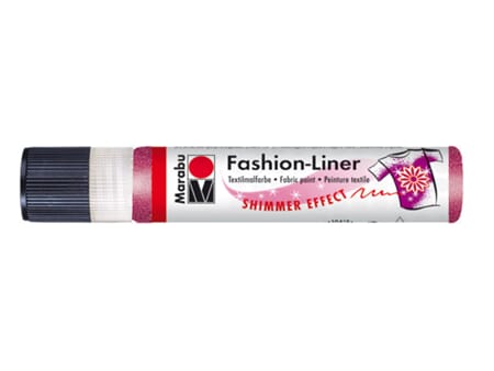Marabu Fashion Liner 25 ml - 505 Shimmer Bringebærrød