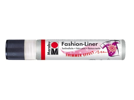 Marabu Fashion Liner 25 ml - 581 Glitter Sølv