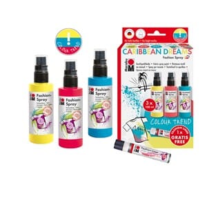 Marabu Fashion Spray set - CARIBBEAN DREAMS