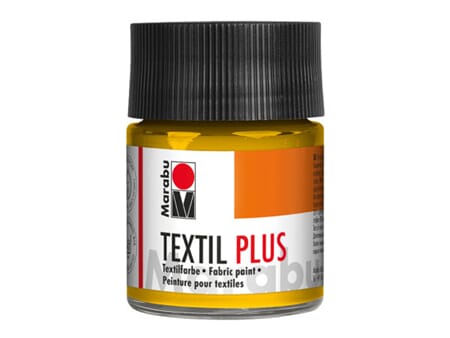 Marabu Textil Plus - 021 mellomgul - 50 ml