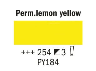 Rembrandt olje - 254 permanent lemon yellow - 150 ml
