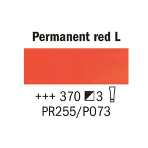 Rembrandt olje - 370 perm red L - 150 ml
