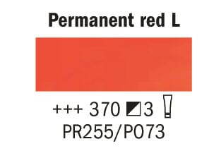 Rembrandt olje - 370 perm red L - 150 ml