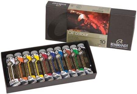 Rembrandt Olje Startsett 10 tuber 15 ml