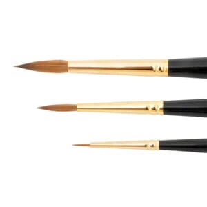 Alf Bjercke pensel 100 - Kolinsky rund - str 8