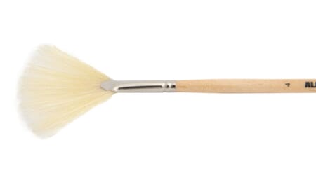 Alf Bjercke pensel 1872 - vifteformet - str 4