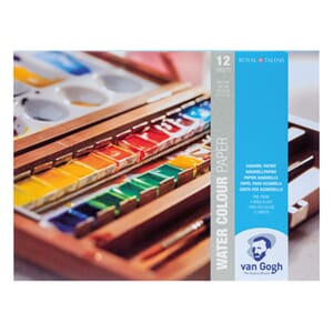 Van Gogh Akvarellblokk - 18x24 - 300g - limt 4 sider