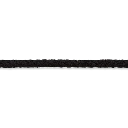 Union-Knopf snor - 3 mm - sort - PR METER