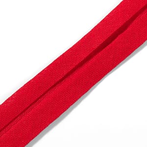 Prym skråbånd - 20 mm - rød - Pr meter