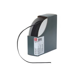 Prym super elastisk strikk - 7 mm - sort - PR METER