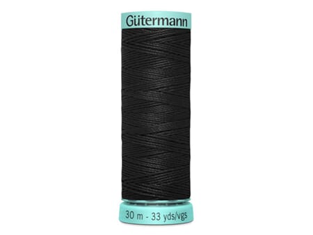 Gütermann Silk R 753 - 30 m - 000 sort