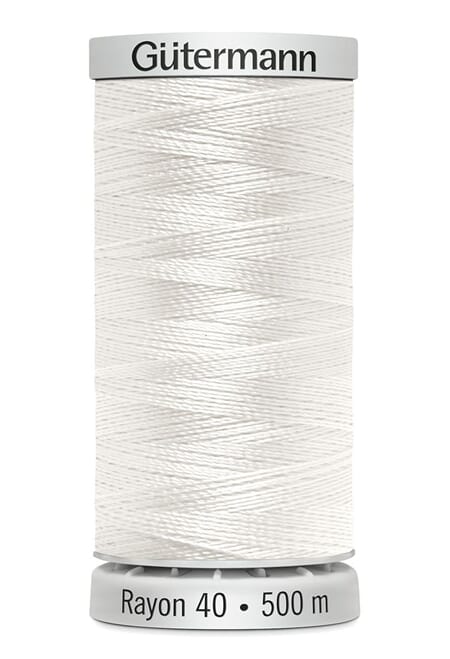 Gütermann Rayon 40 - 500 m - 1002 soft white