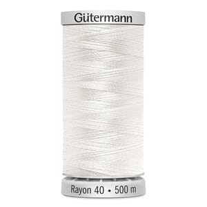 Gütermann Rayon 40 - 500 m - 1002 soft white