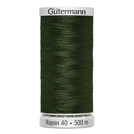 Gütermann Rayon 40 - 500 m - 1175 mørk avocado grønn