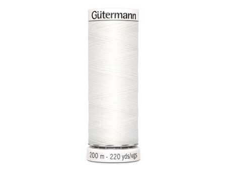 Gütermann Sew All - 200 m - 800 hvit