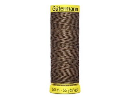 Gütermann Lintråd - 50 m - 1314 nøttebrun