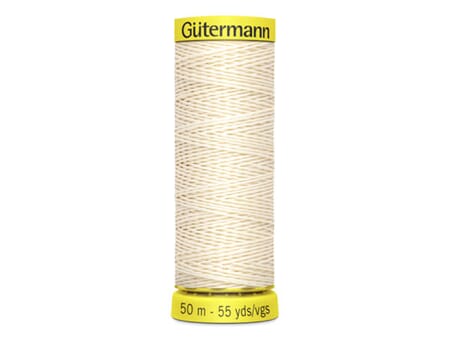 Gütermann Lintråd - 50 m - 4011 naturhvit
