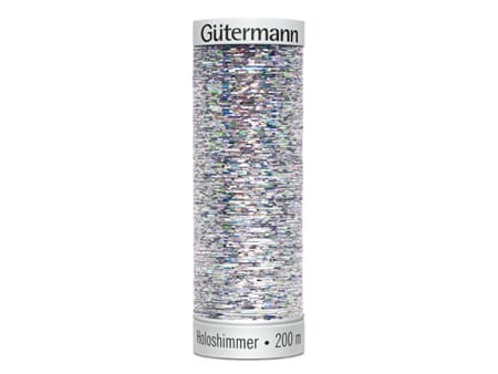 Gütermann Sulky Holoshimmer 200 m - 6001 sølv