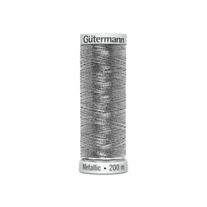 Gütermann Sulky Metallic 200 m - 7009 sølv