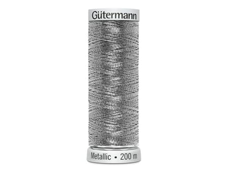 Gütermann Sulky Metallic 200 m - 7009 sølv