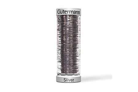Gütermann Sulky Sliver 200 m - 8001 sølv