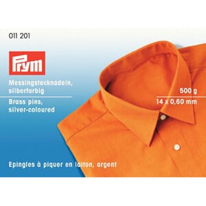 Knappenåler 14 mm/ 500g - sølvfarget