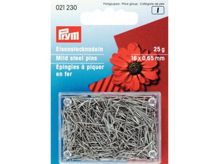 Prym knappenåler - 16 mm - 25 g - sølvfarget