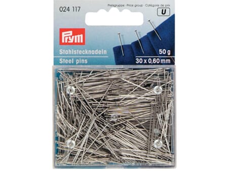 Prym knappenåler  No.6 - stål - 50 g