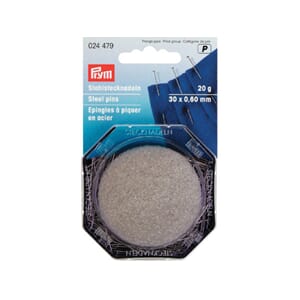 Prym knappenåler m/pute - 30 mm - stål - 20 g