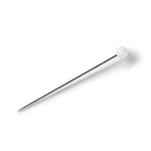 Prym knappenåler glasshode No. 9 - 30 mm - hvit - 10 g