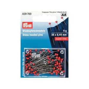 Prym knappenåler glasshode - superfine - 35 x 0,4 mm/ 5 g